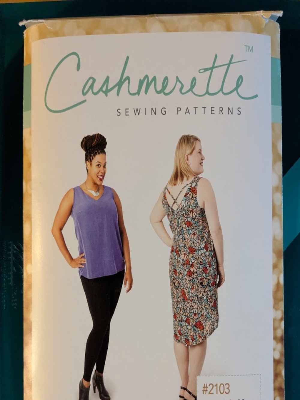 Cashmerette Sewing Patterns Webster Top & Dress, sizes 12-28